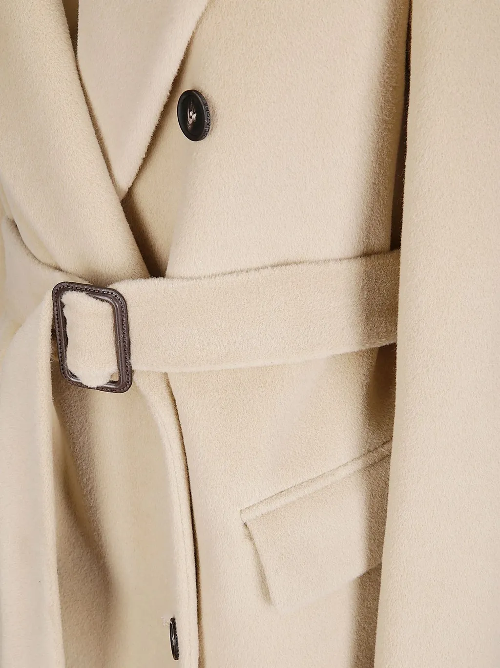 Double-Breasted Wool Coat