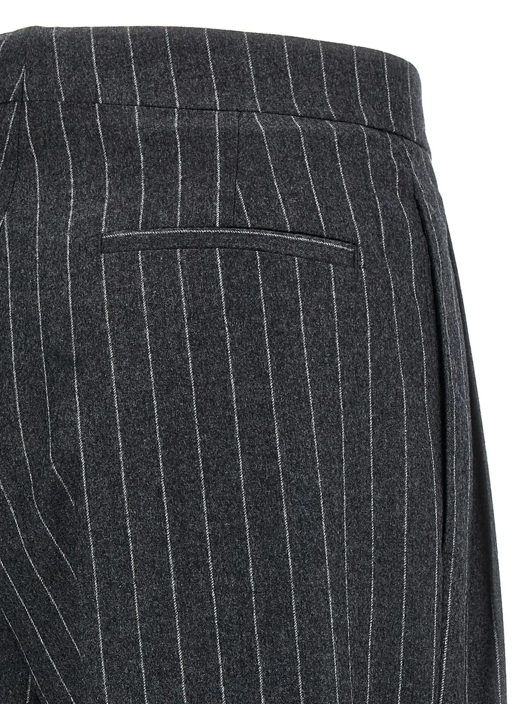 Double-Breasted Pinstripe Suit