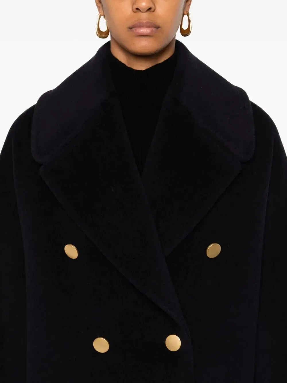 Double-Breasted Wool Coat