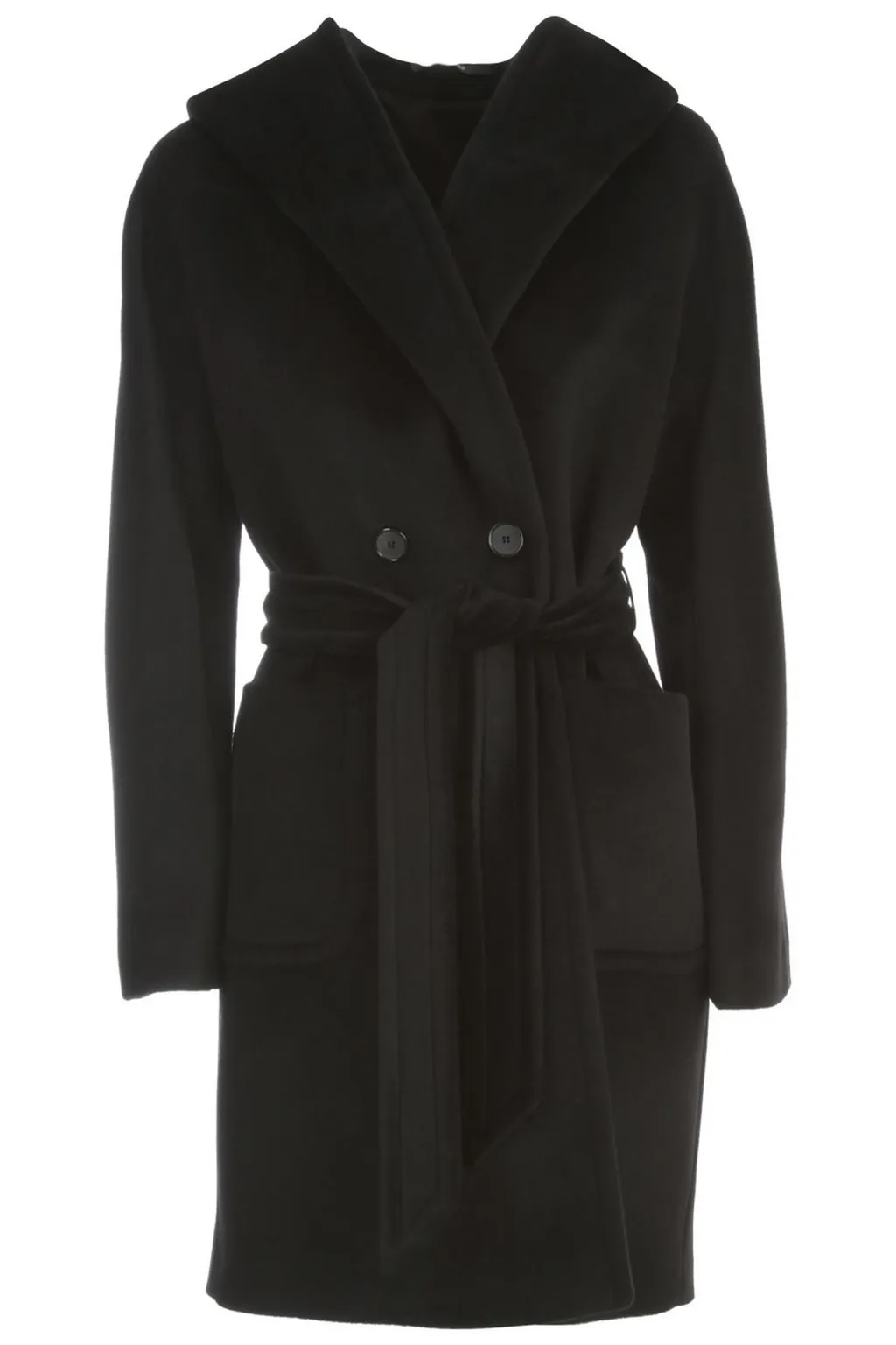 Belted Hooded Coat