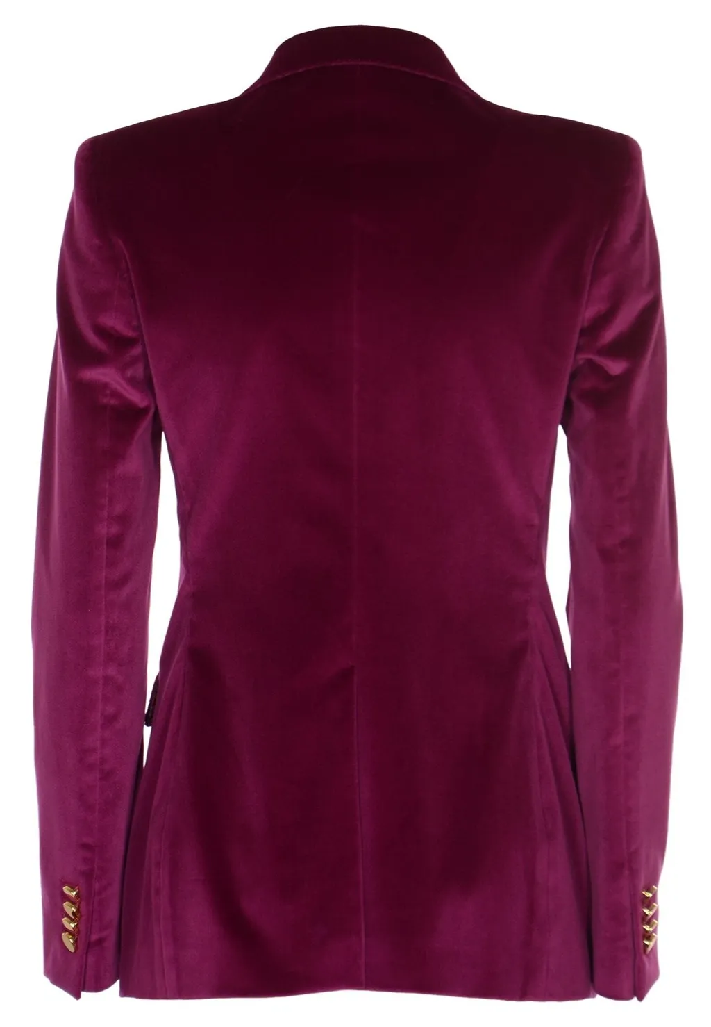Double-Breasted Velvet Blazer