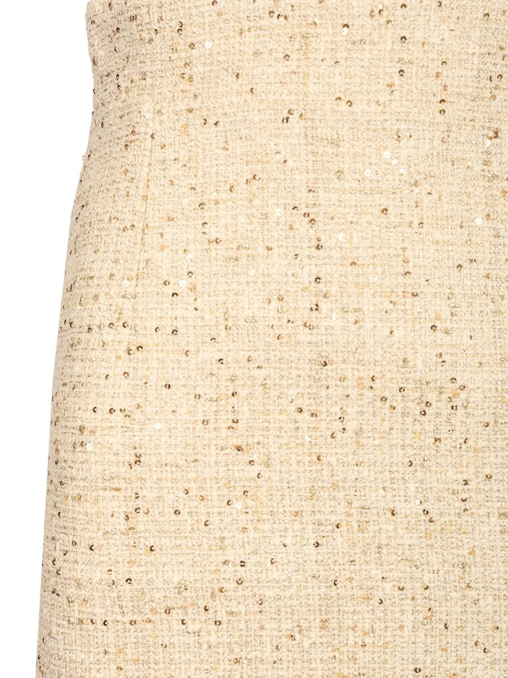 Sequin Tweed Pencil Skirt