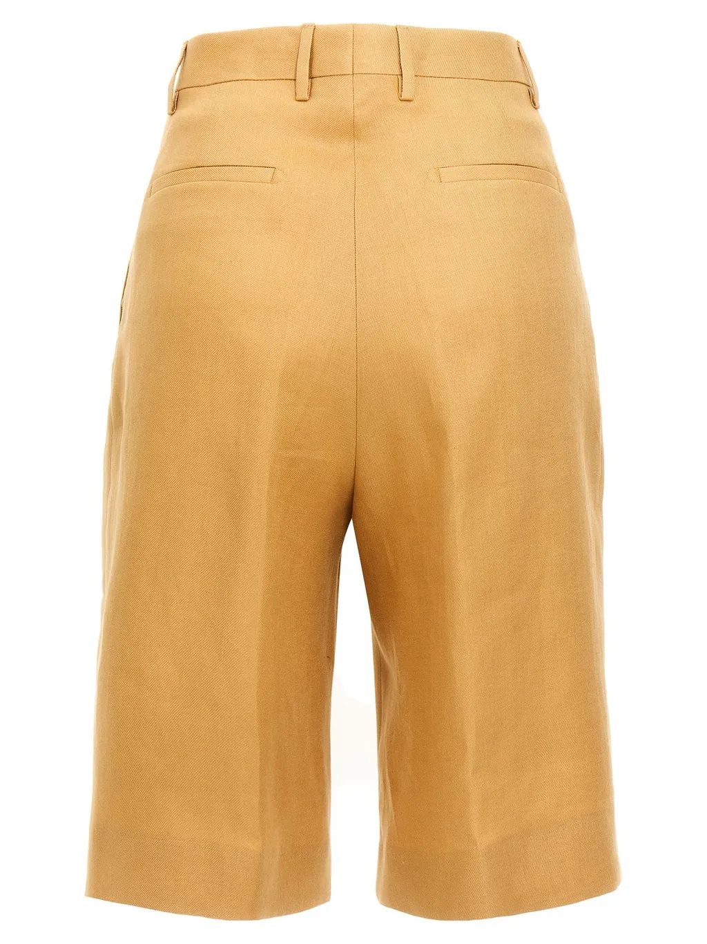 Pleated Wide-Leg Culottes