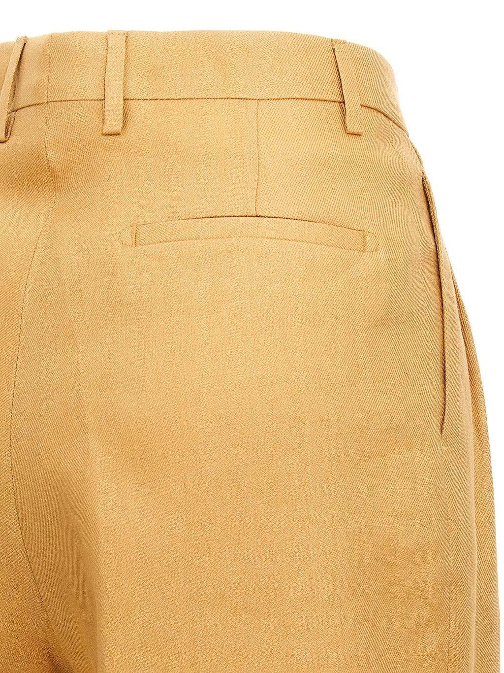 Pleated Wide-Leg Culottes