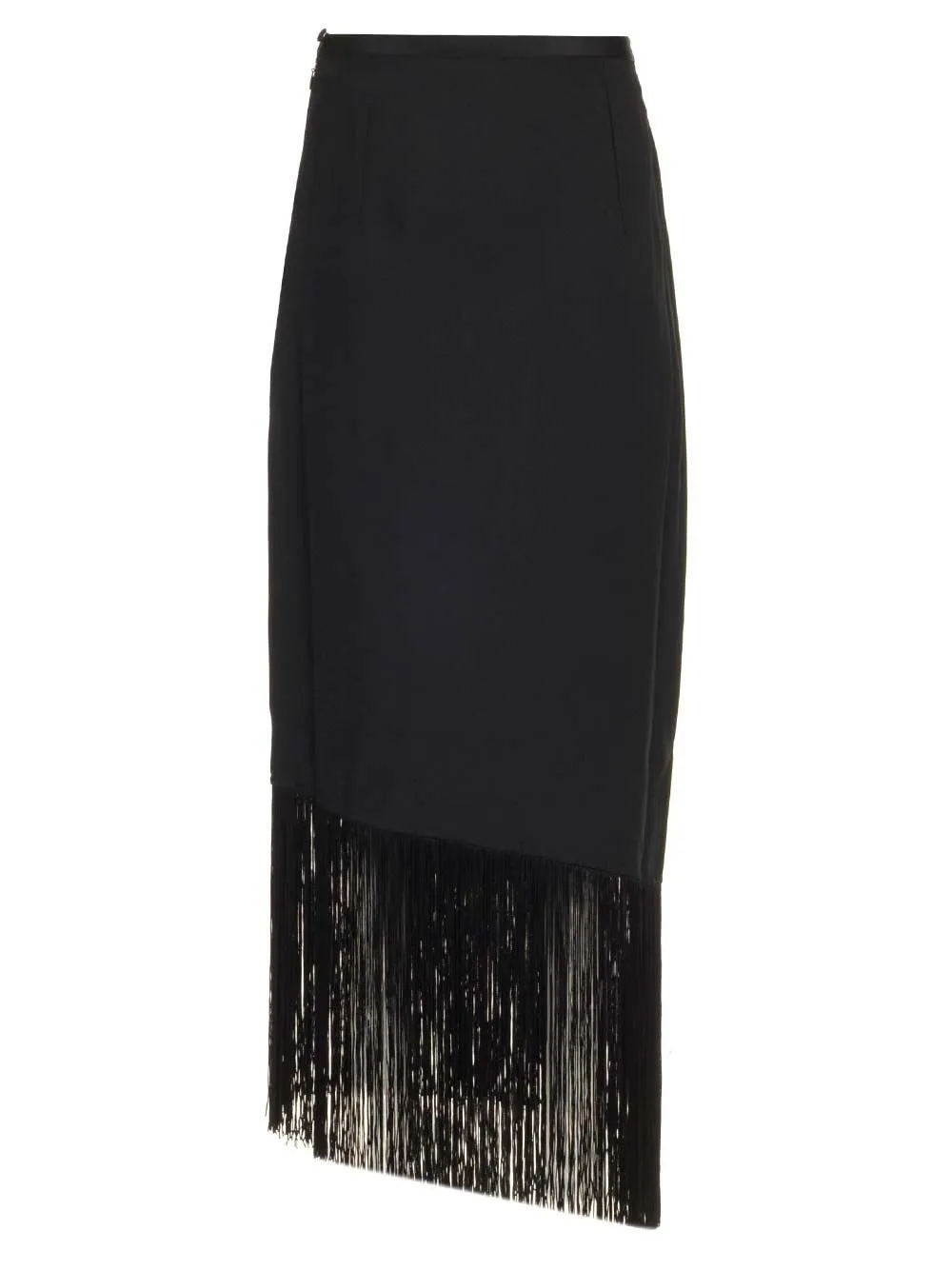 Fringed Midi Skirt