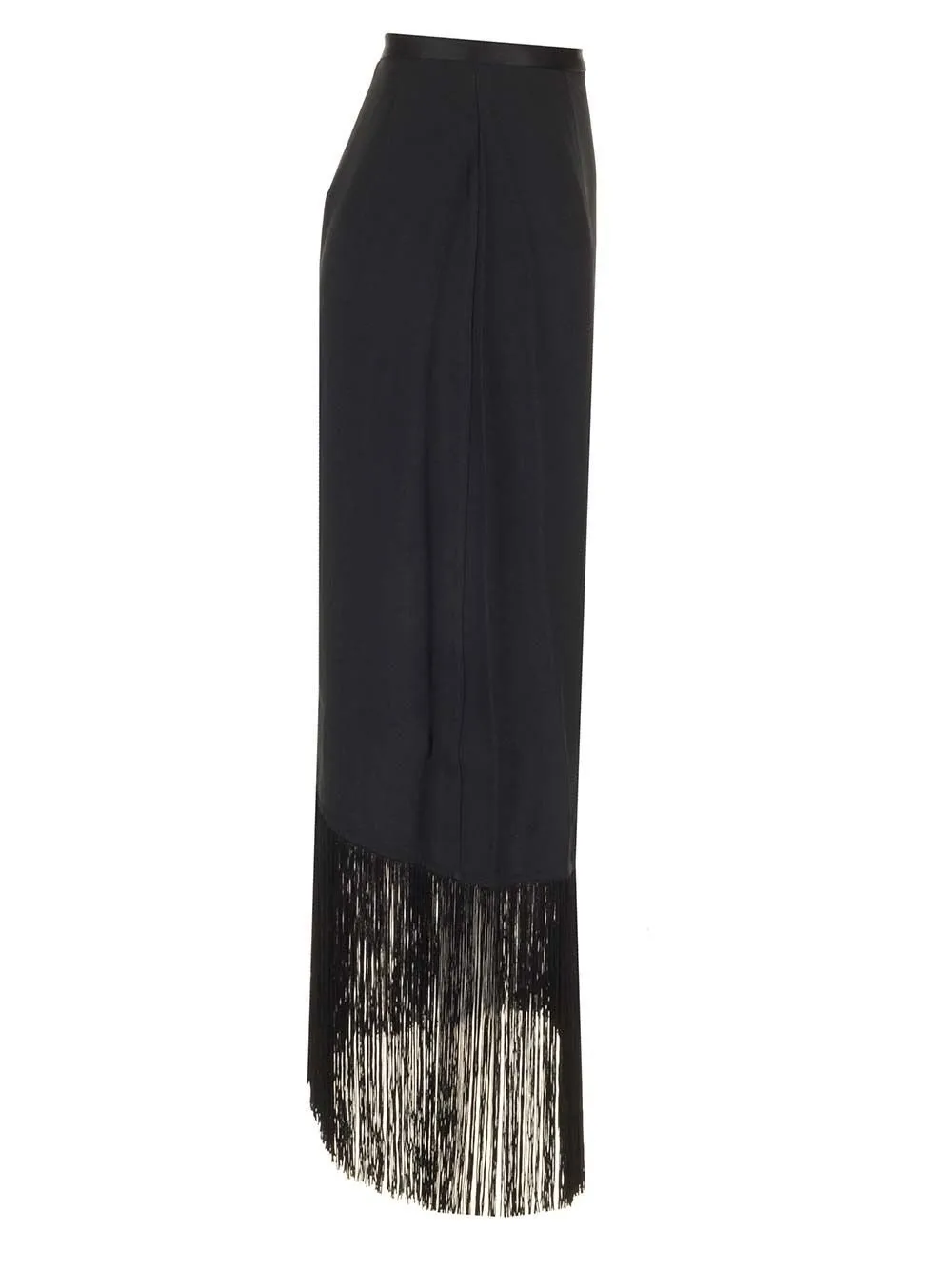 Fringed Midi Skirt