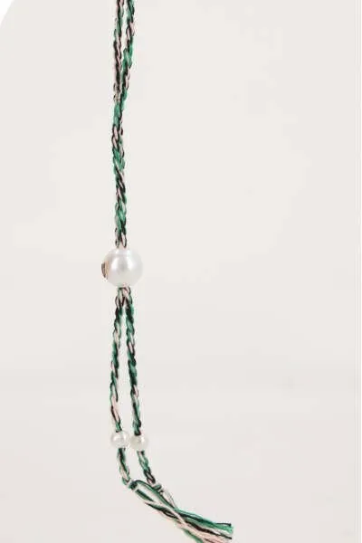 Beaded Necklace With Pearl