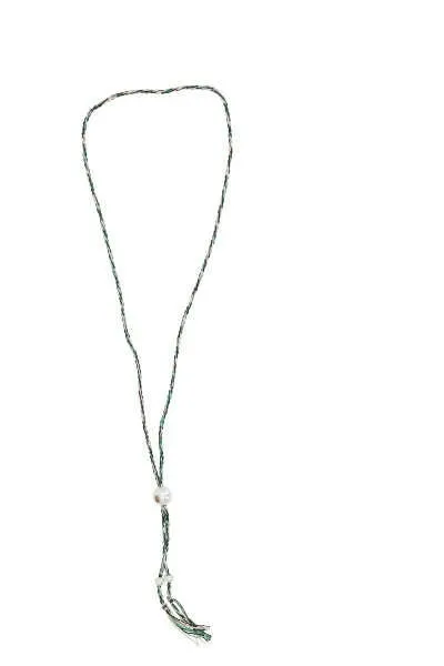 Beaded Necklace With Pearl