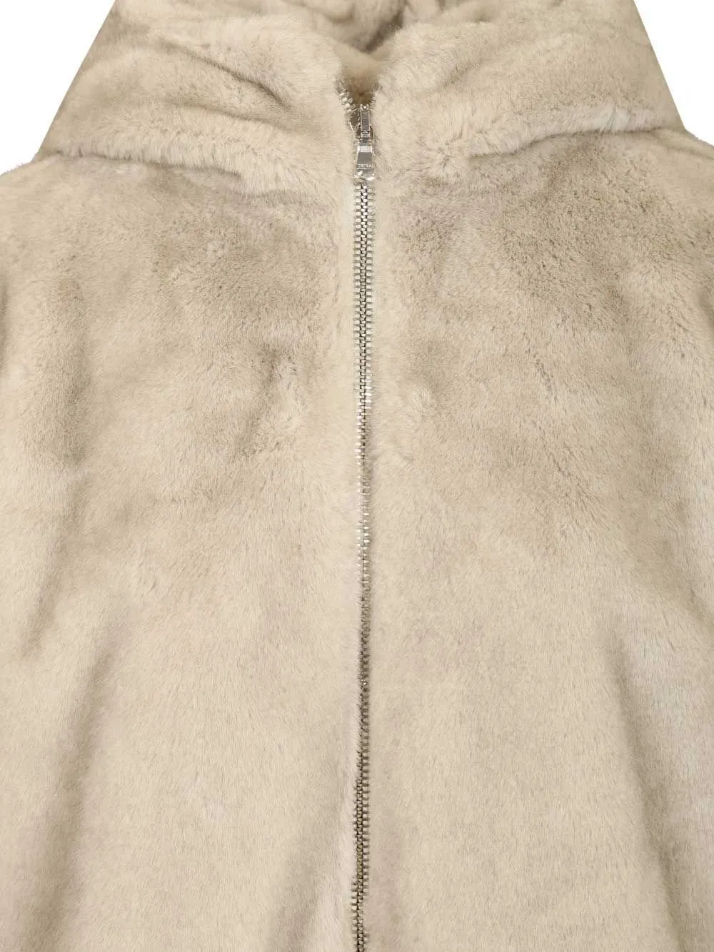 Faux Fur Hooded Jacket
