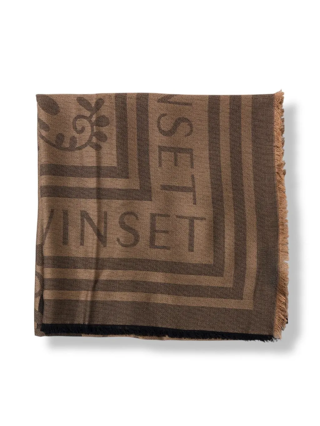 Scarf With Logo Print