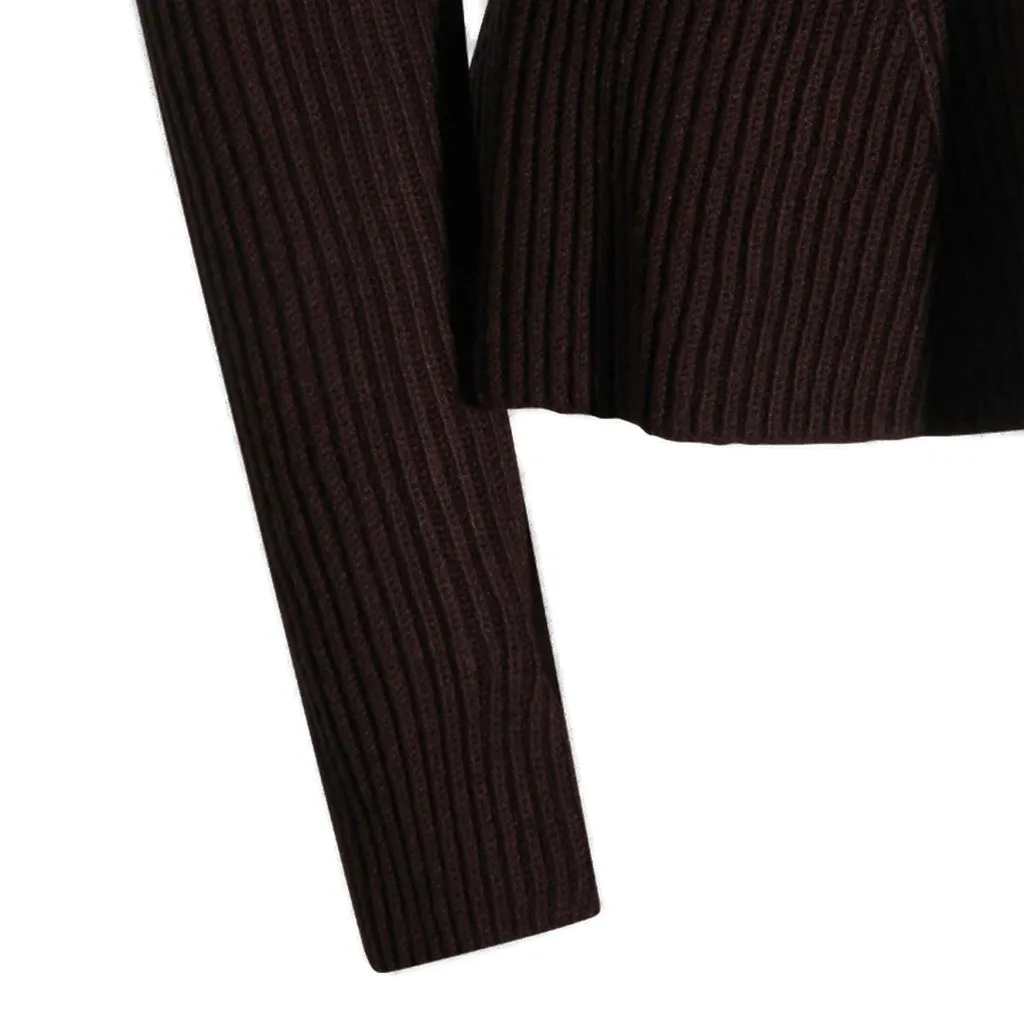 Ribbed Peplum Top