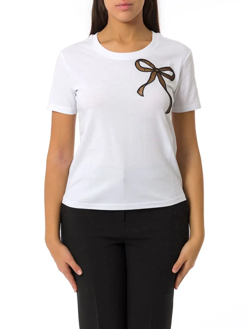 T-Shirt With Bow Detail