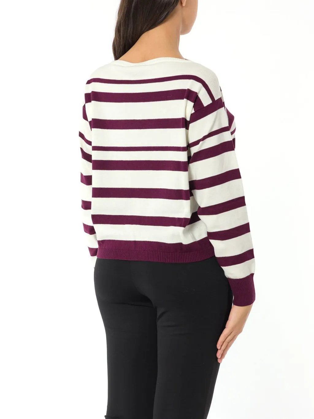 Striped Long Sleeve Sweater