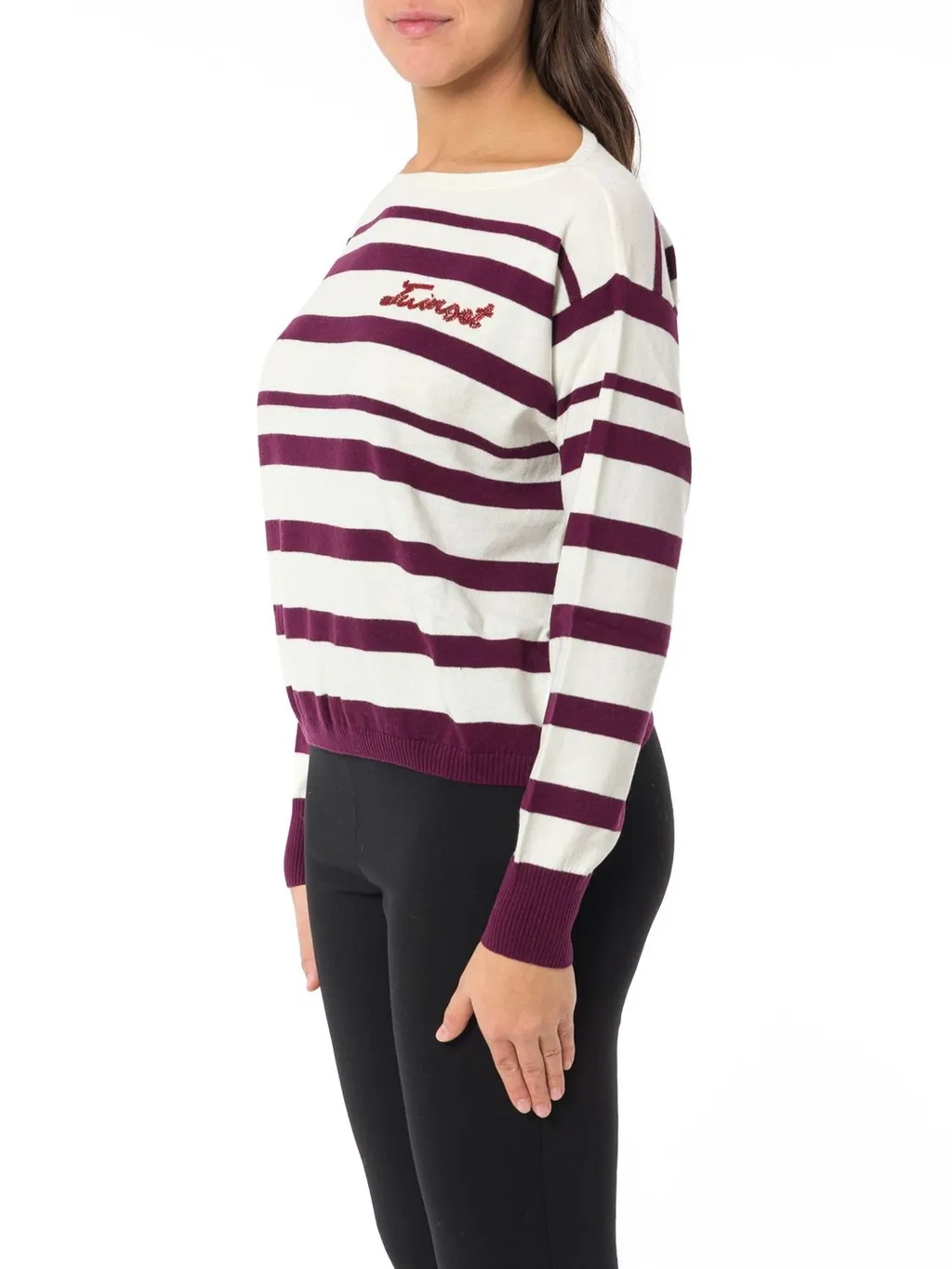 Striped Long Sleeve Sweater