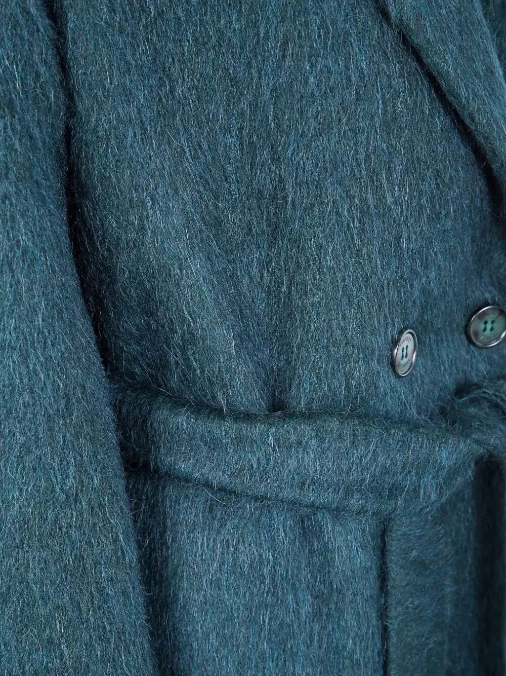 Double-Breasted Coat With Belt