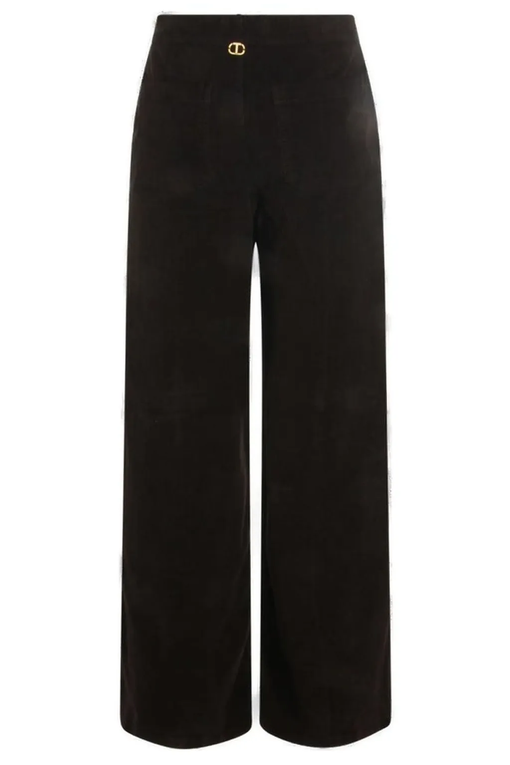 Wide-Leg Corduroy Trousers