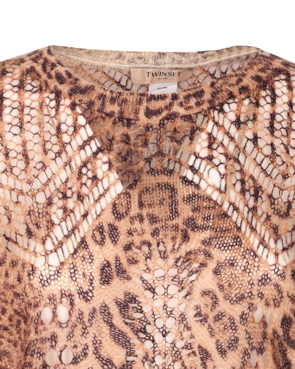 Leopard Print Knit Sweater