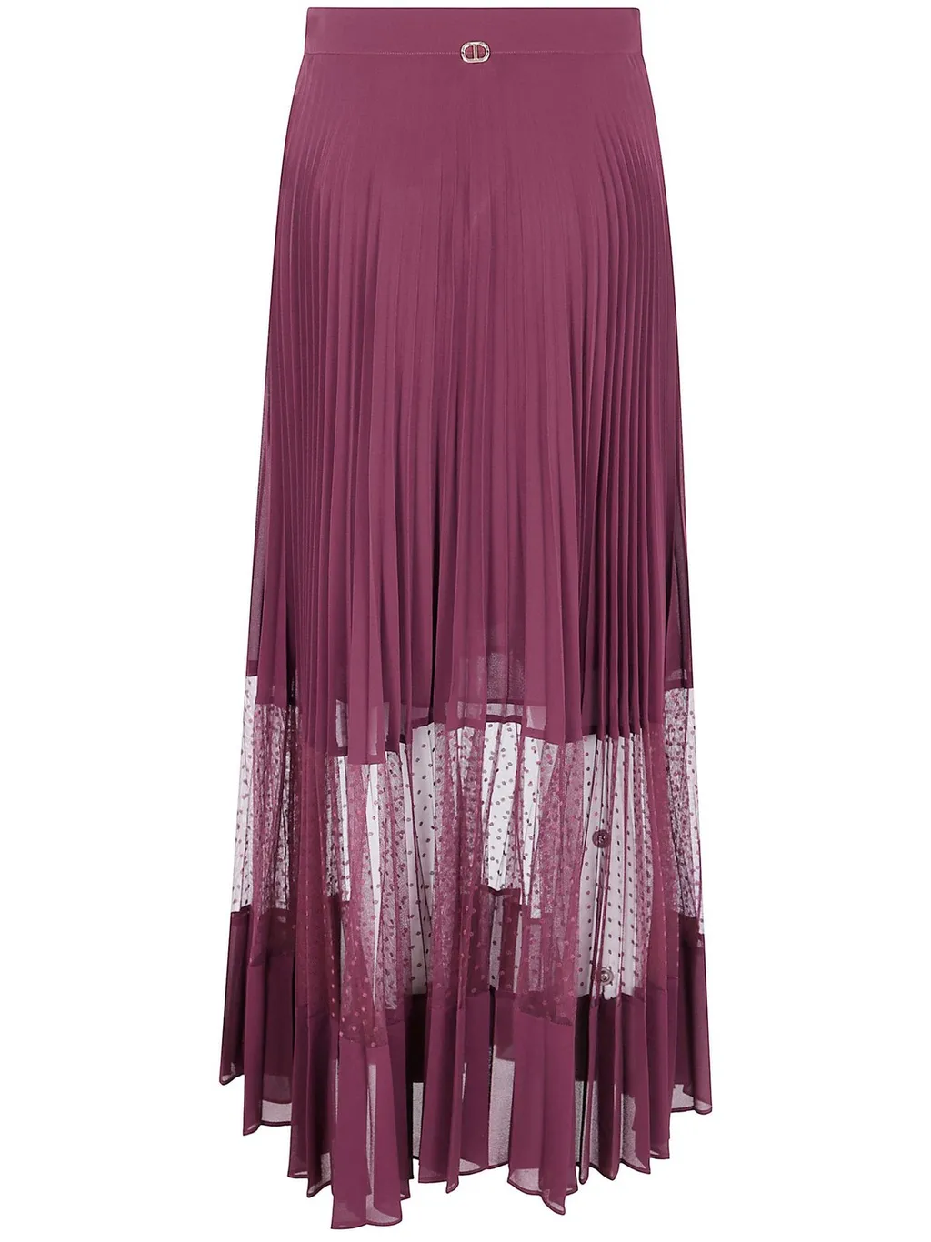 Pleated Midi Skirt