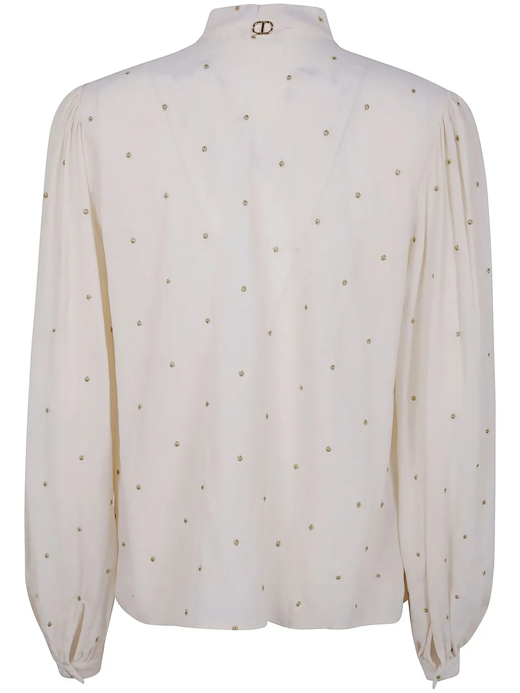 Blouse With Tie Neck
