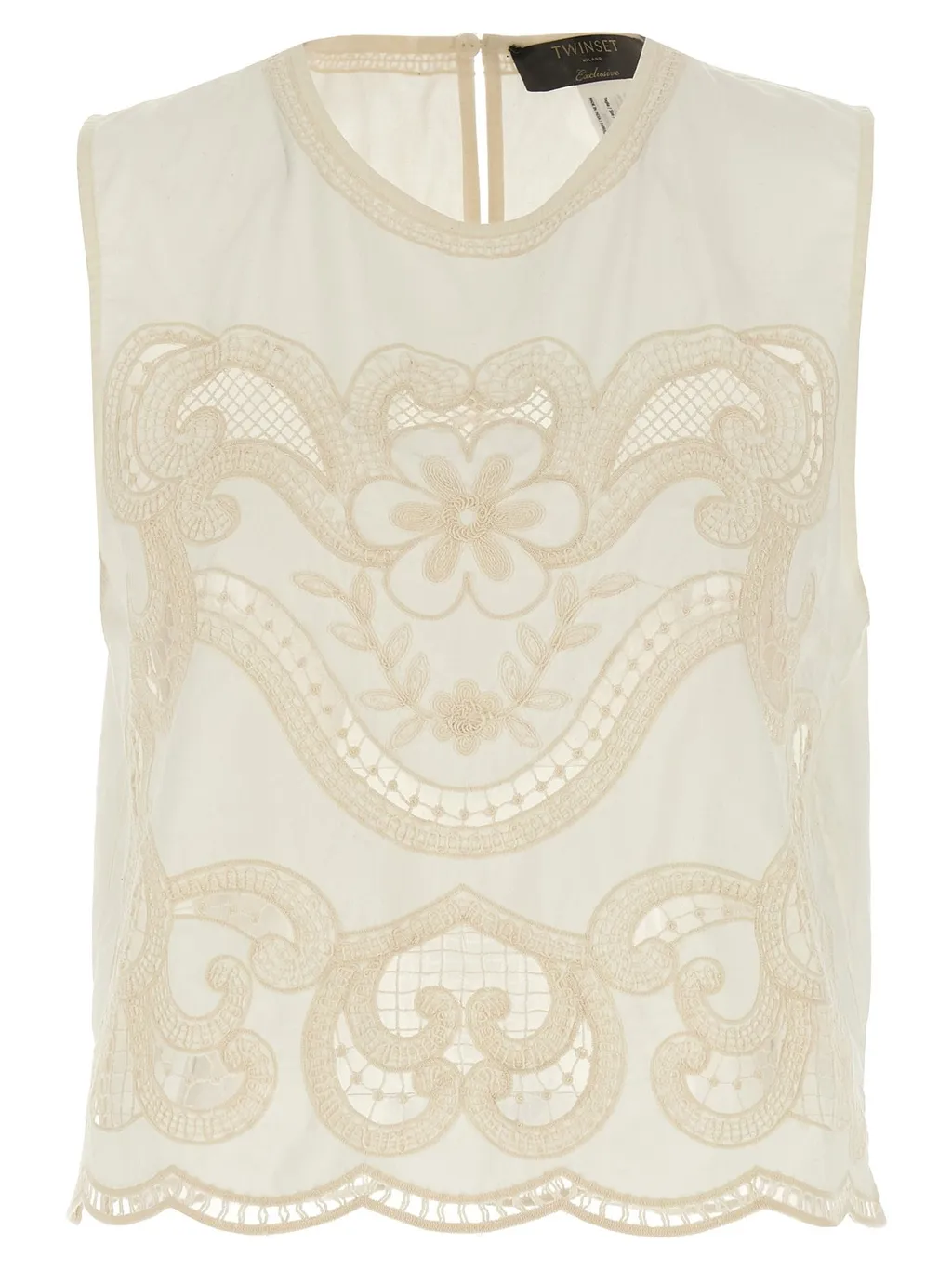 Embroidered Cotton Top