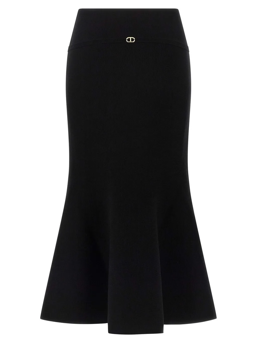 Midi Skirt With Lace Trim
