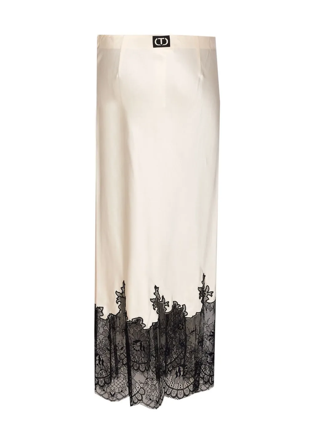 Maxi Skirt With Lace Trim