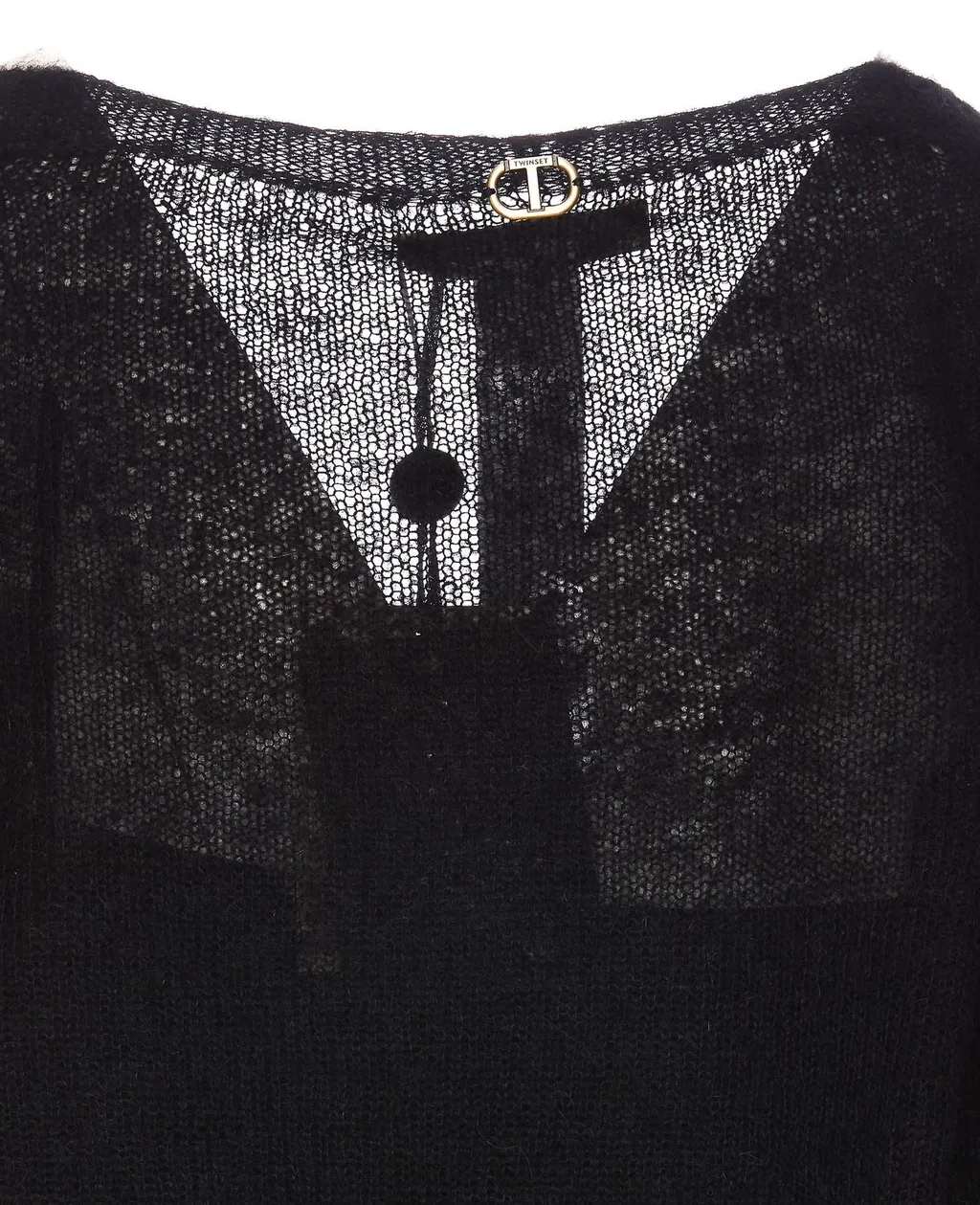 Long-Sleeve V-Neck Knit Dress With Leopard Print Skirt