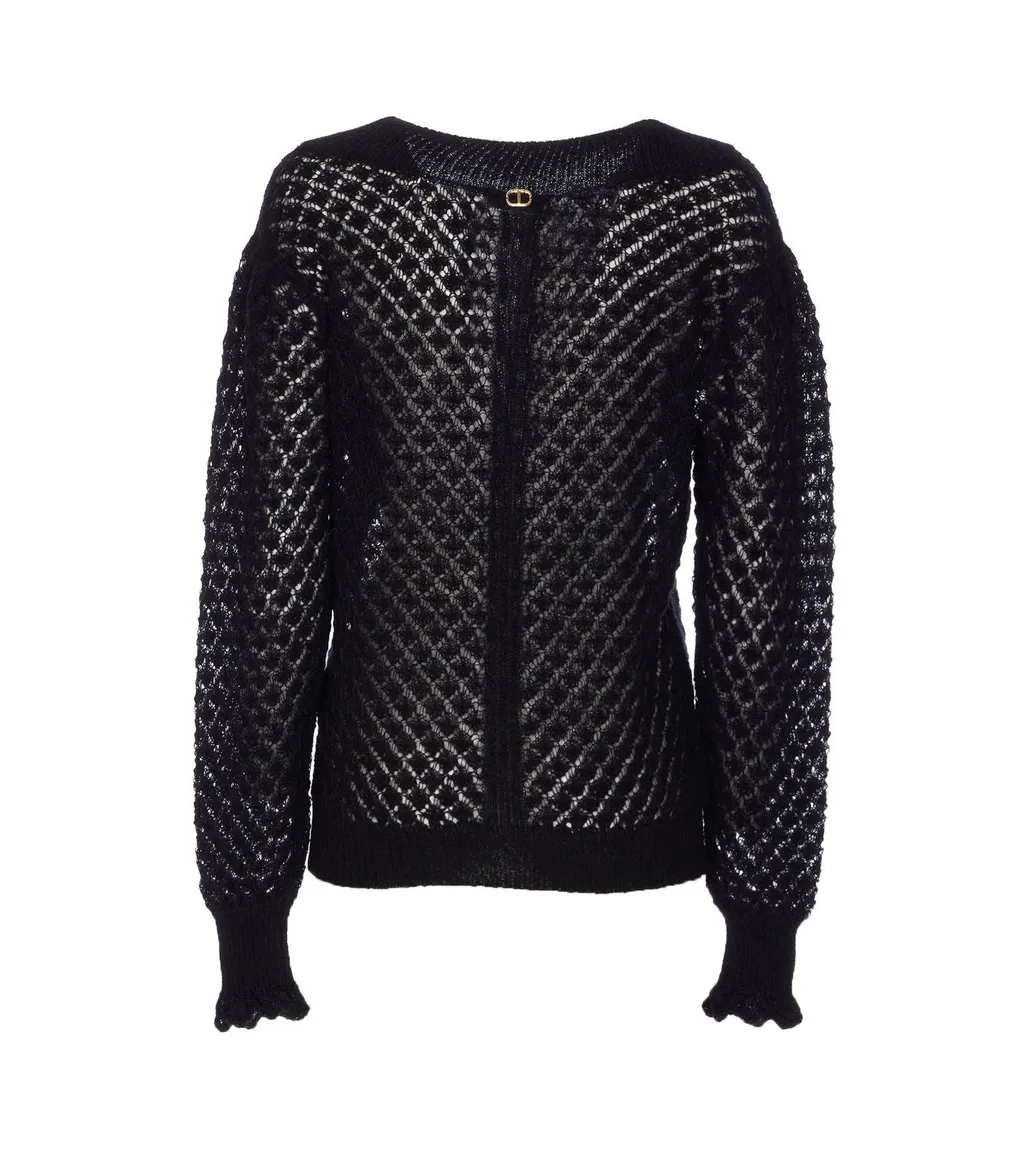 V-Neck Knit Sweater