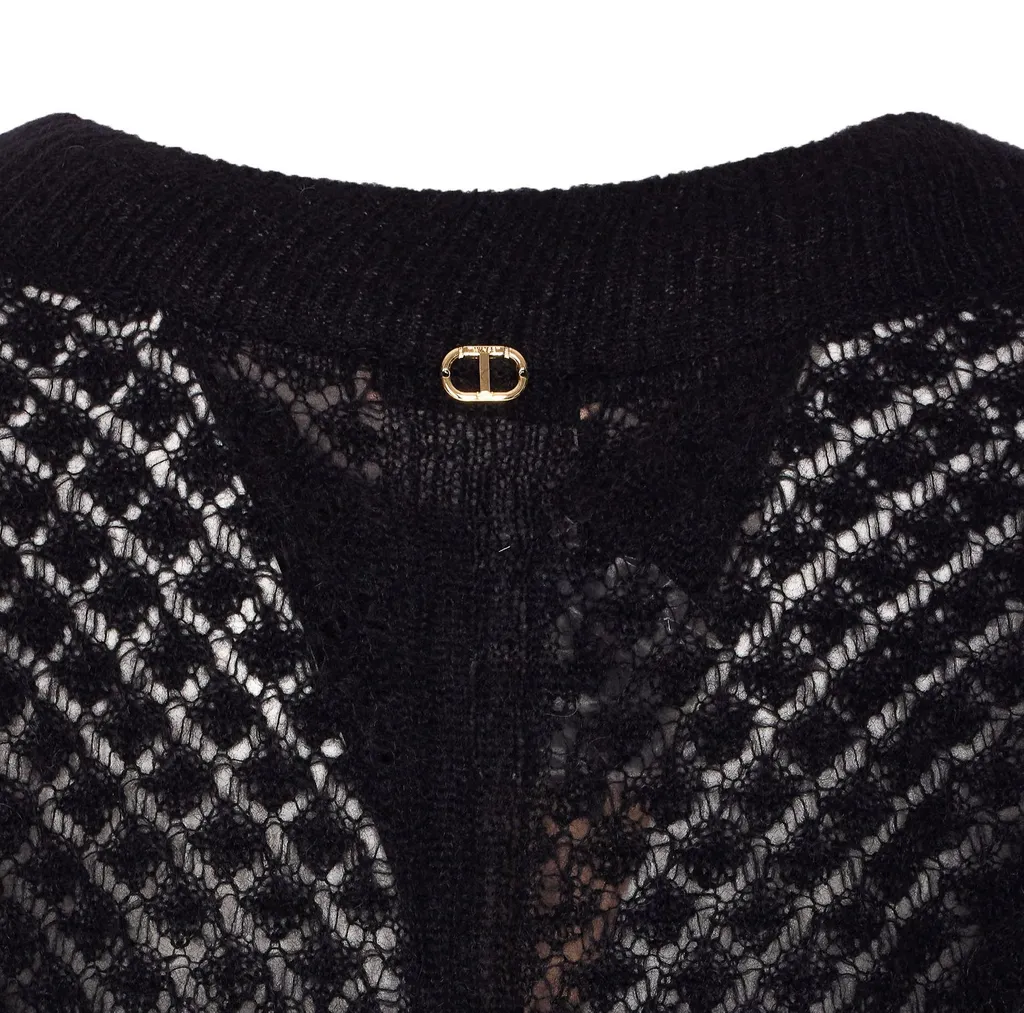 V-Neck Knit Sweater