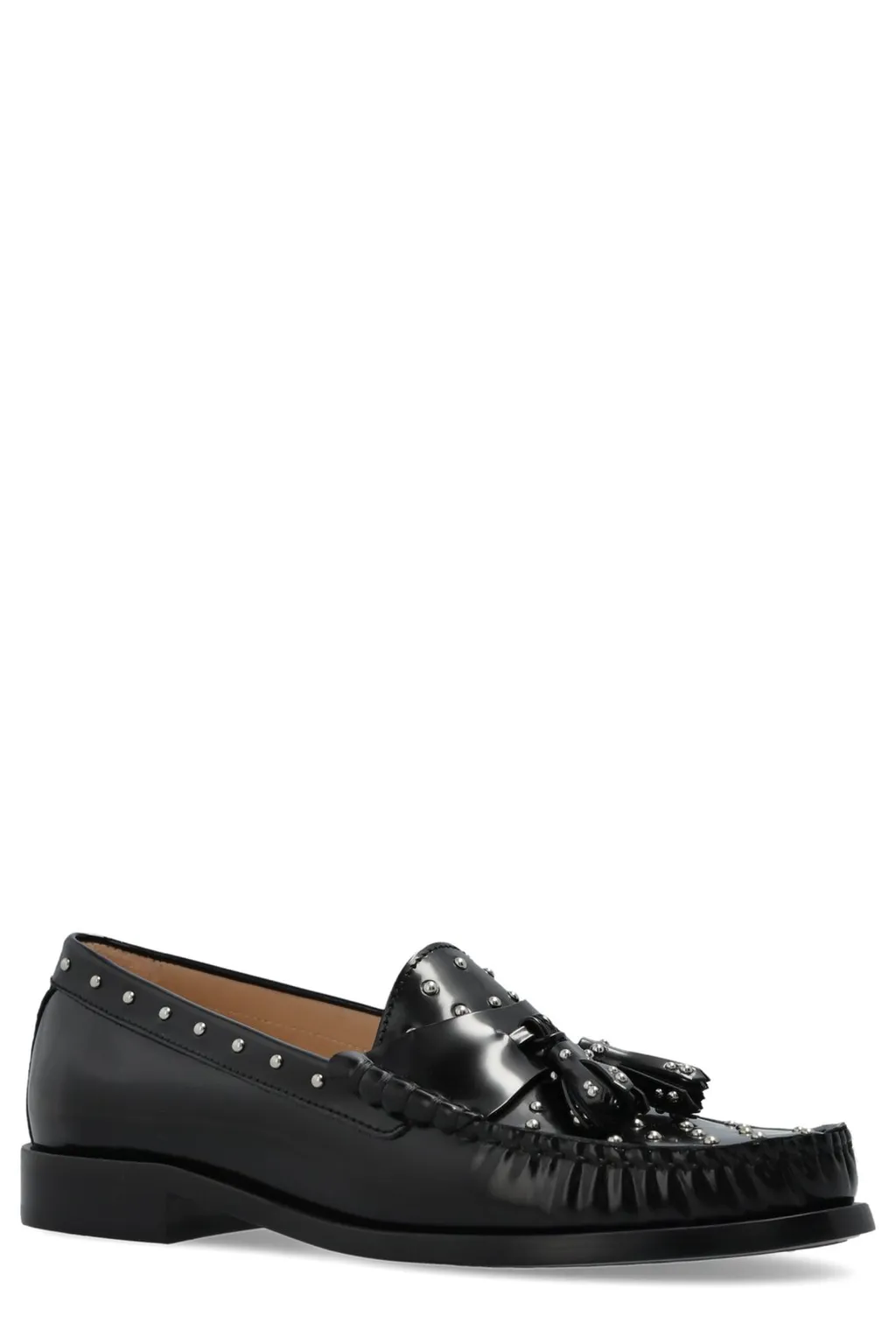 Loafers With Tassels And Studs