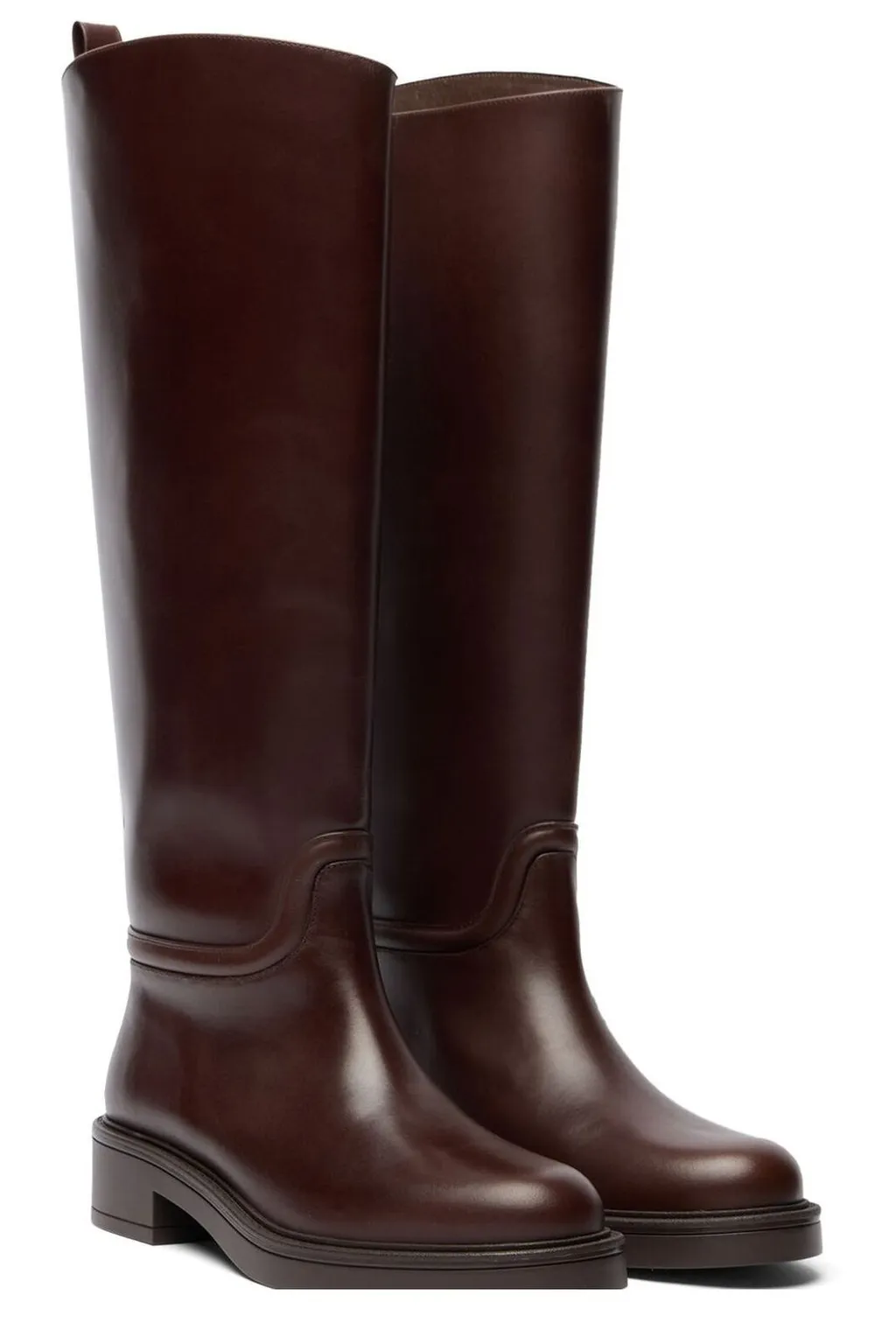 Knee-High Leather Boots