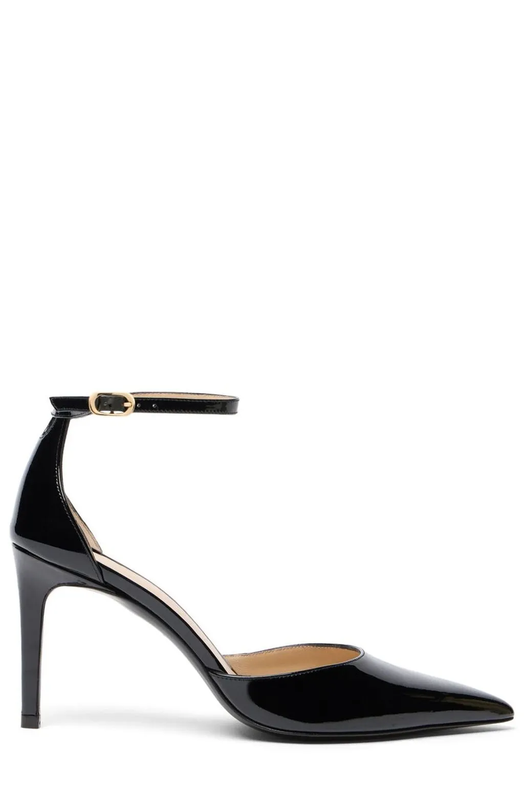Pointed Toe Ankle Strap Pumps