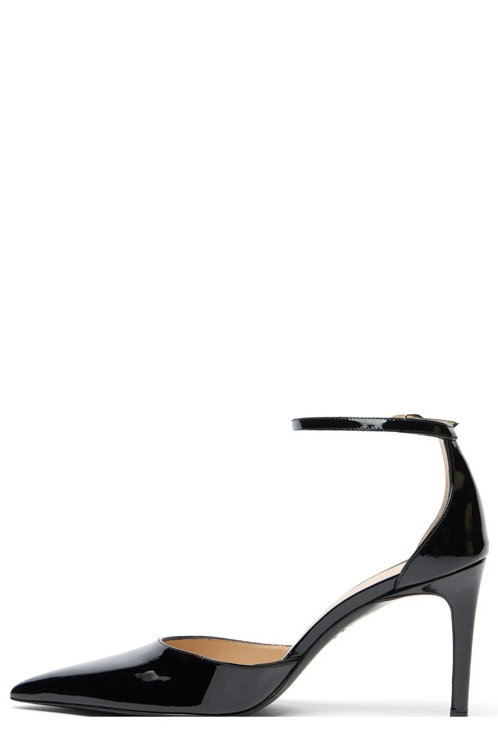 Pointed Toe Ankle Strap Pumps
