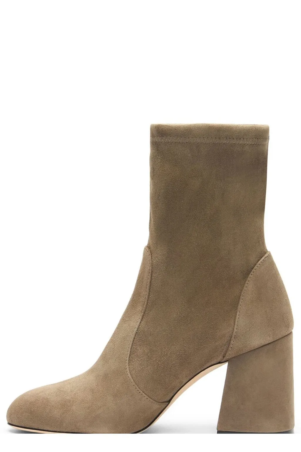 Block Heel Sock Boots