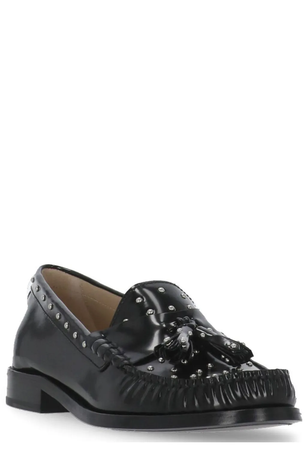 Loafers With Tassels And Studs