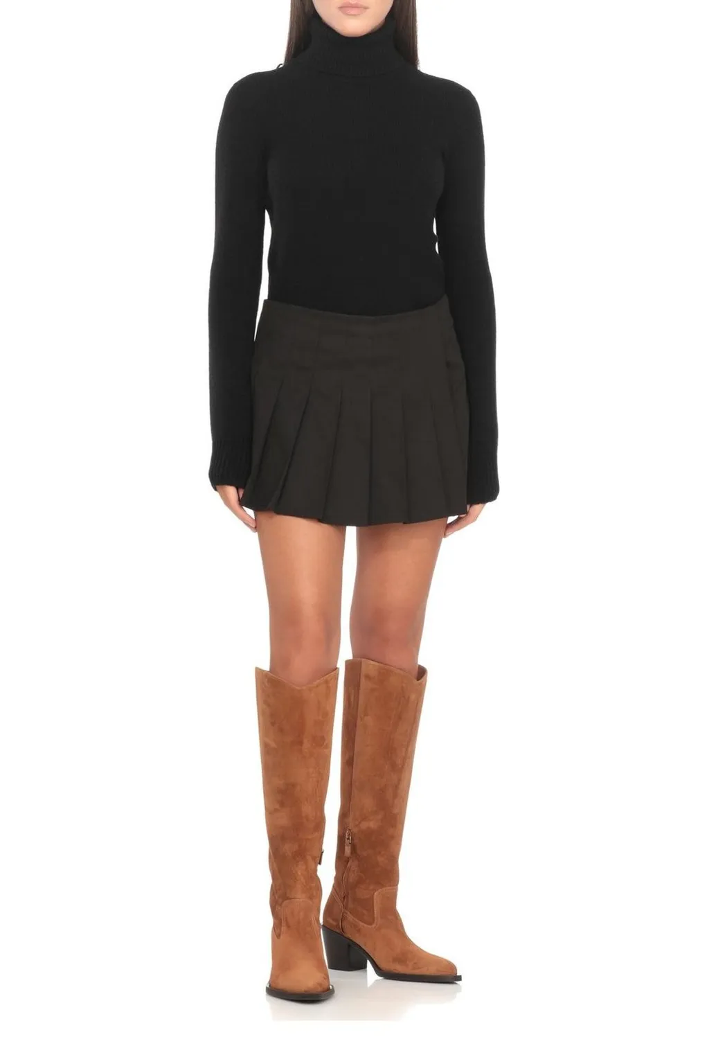 Knee-High Suede Boots