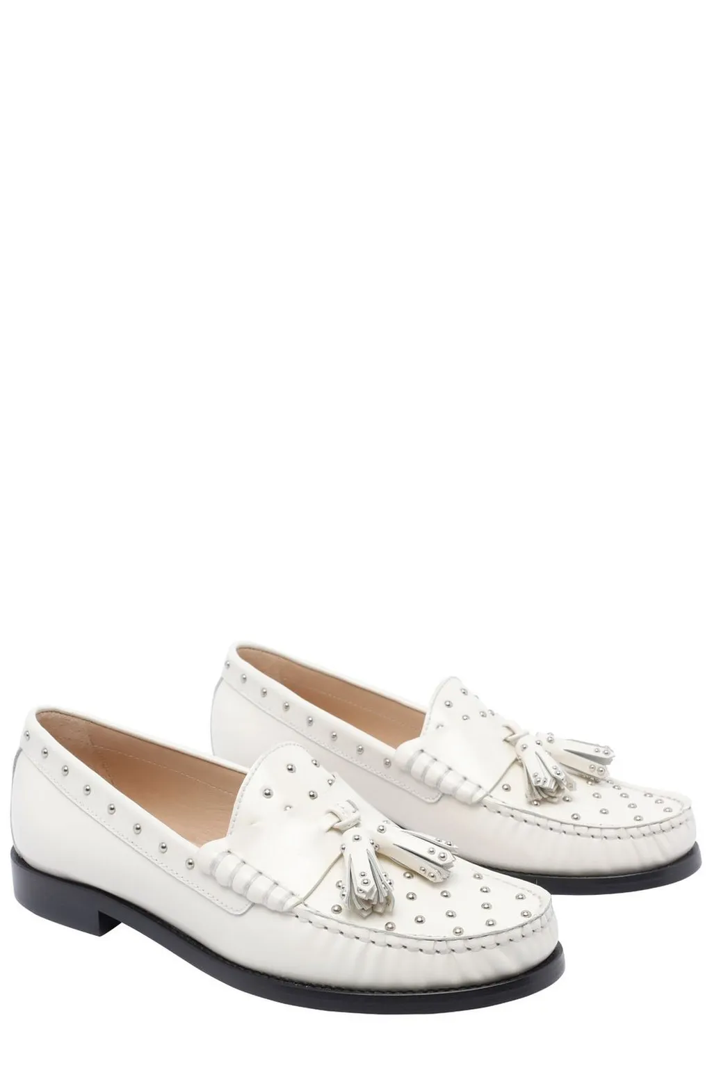 Loafers With Tassels And Studs