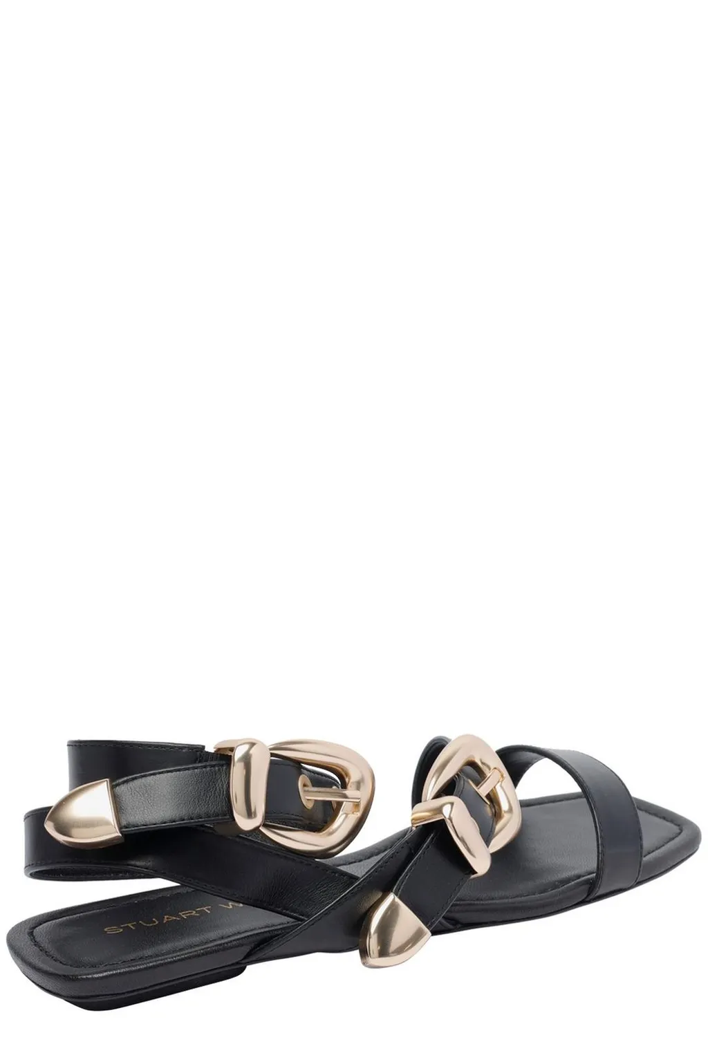 Flat Sandals With Buckle Detail