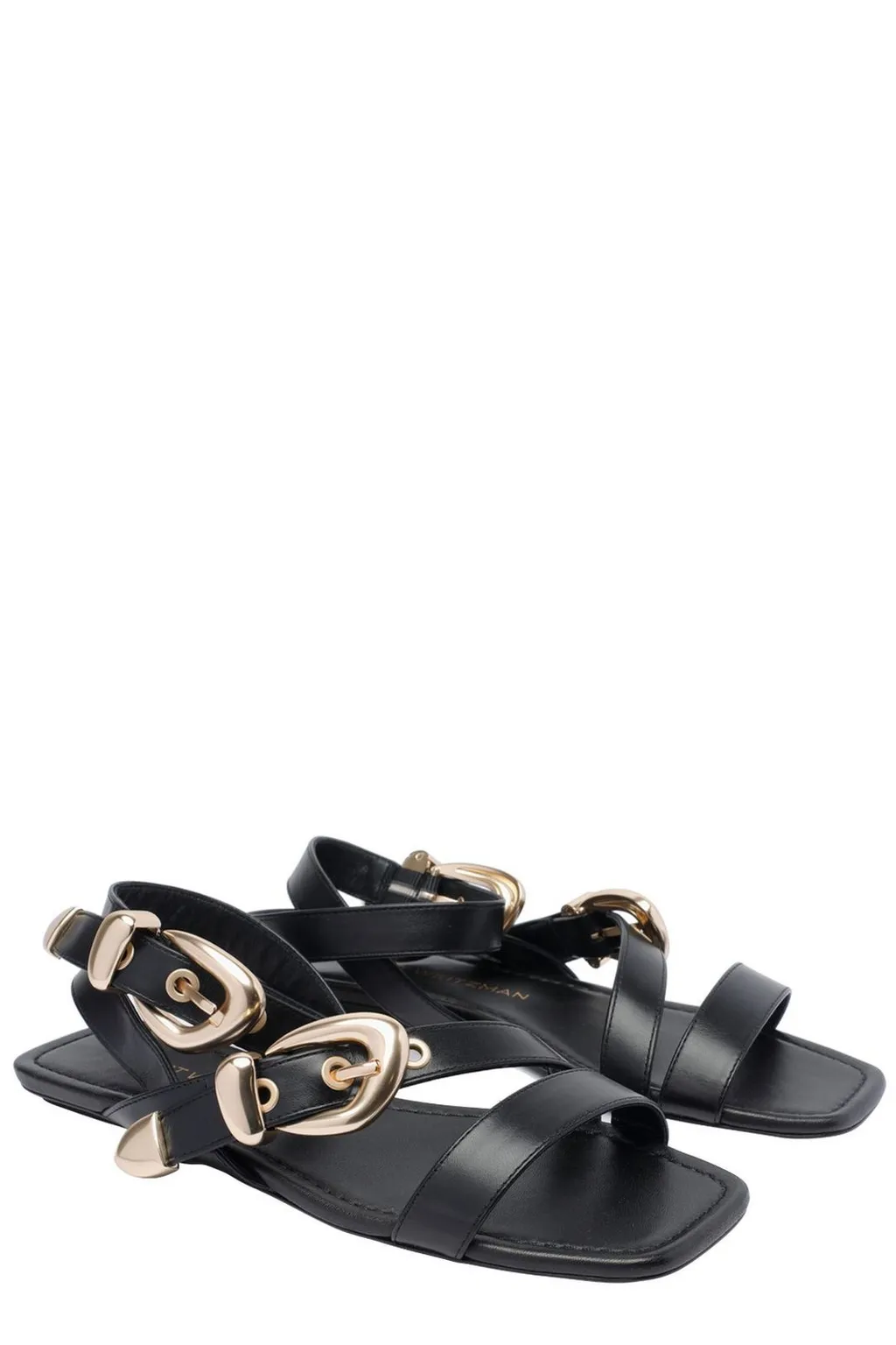 Flat Sandals With Buckle Detail