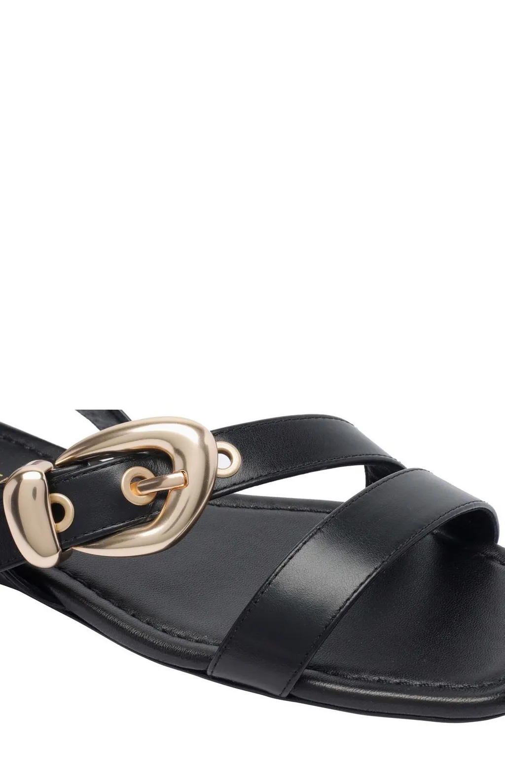 Flat Sandals With Buckle Detail