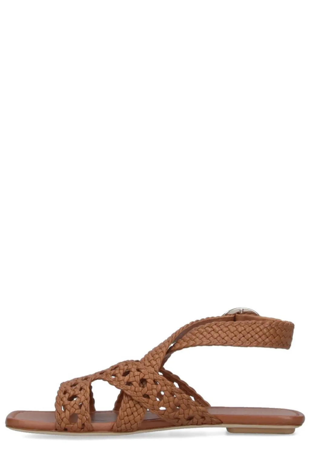 Braided Ankle Strap Sandals