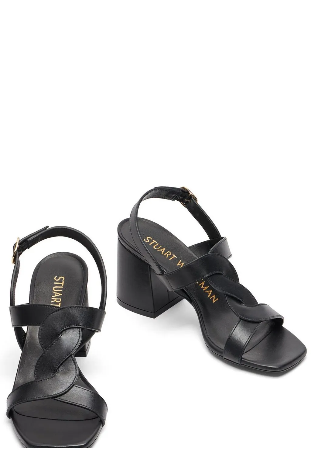 Block Heel Slingback Sandals