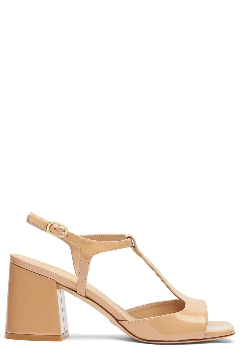 T-Strap Block Heel Sandals