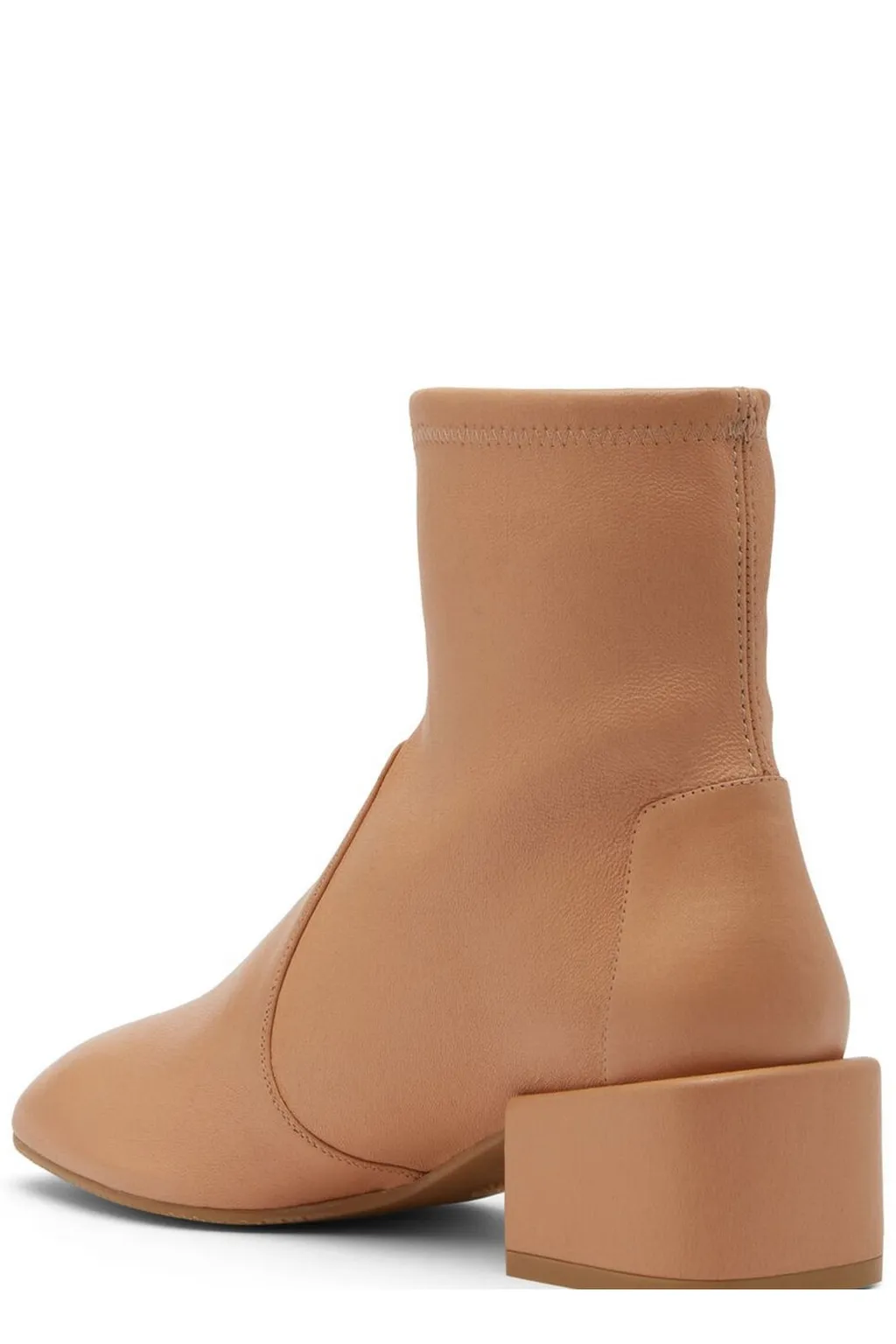 Block Heel Sock Boot