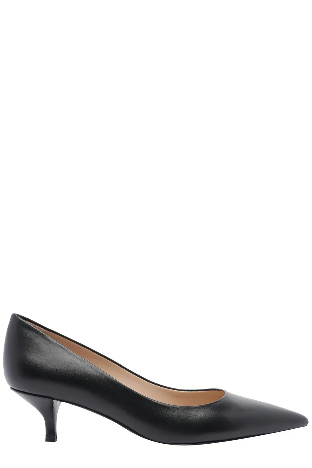 Pointed Toe Kitten Heel Pumps