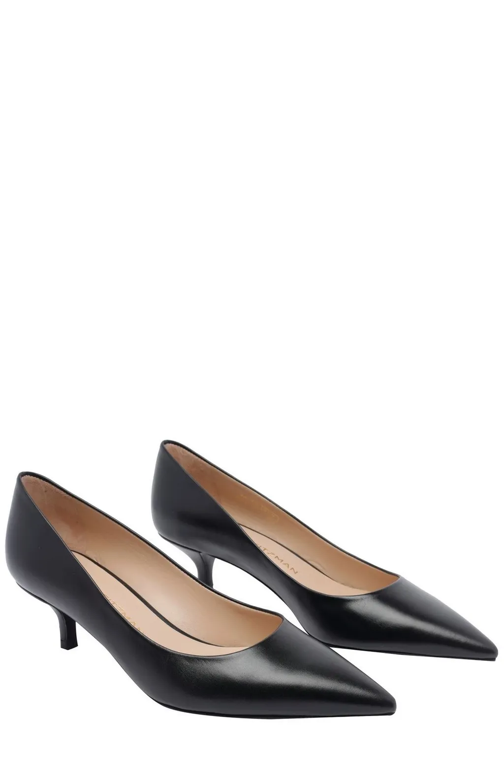 Pointed Toe Kitten Heel Pumps