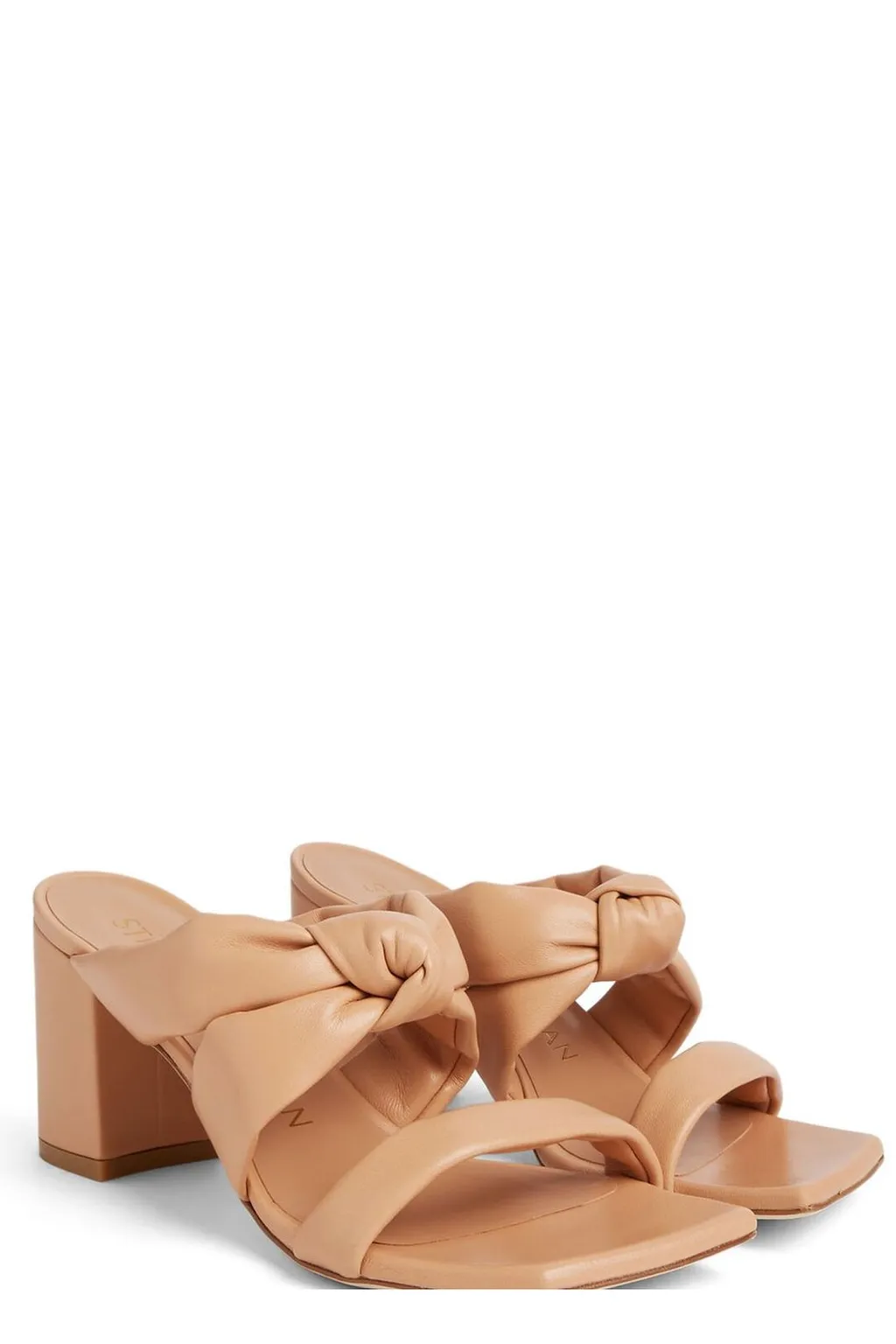 Block Heel Slide Sandals