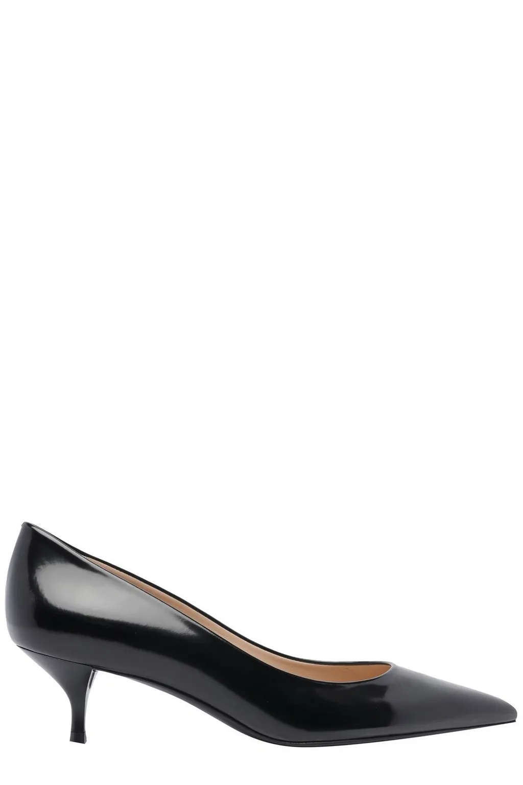 Pointed Toe Kitten Heel Pumps