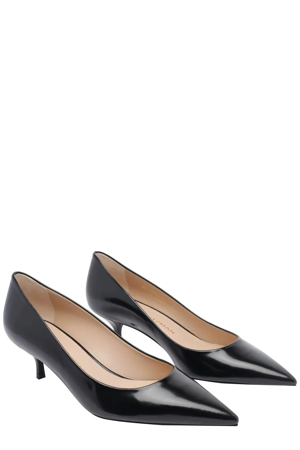 Pointed Toe Kitten Heel Pumps