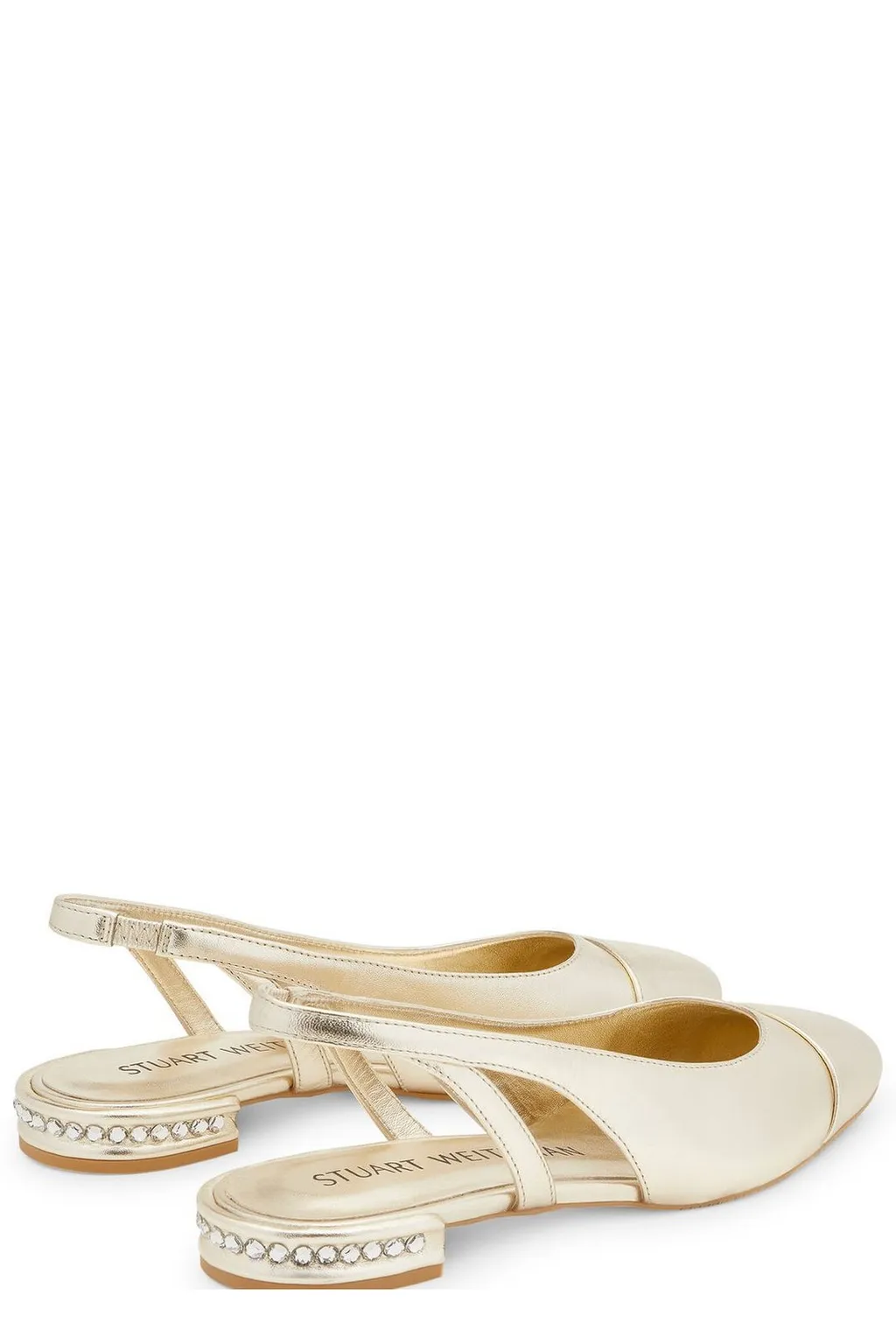 Cap Toe Slingback Flats